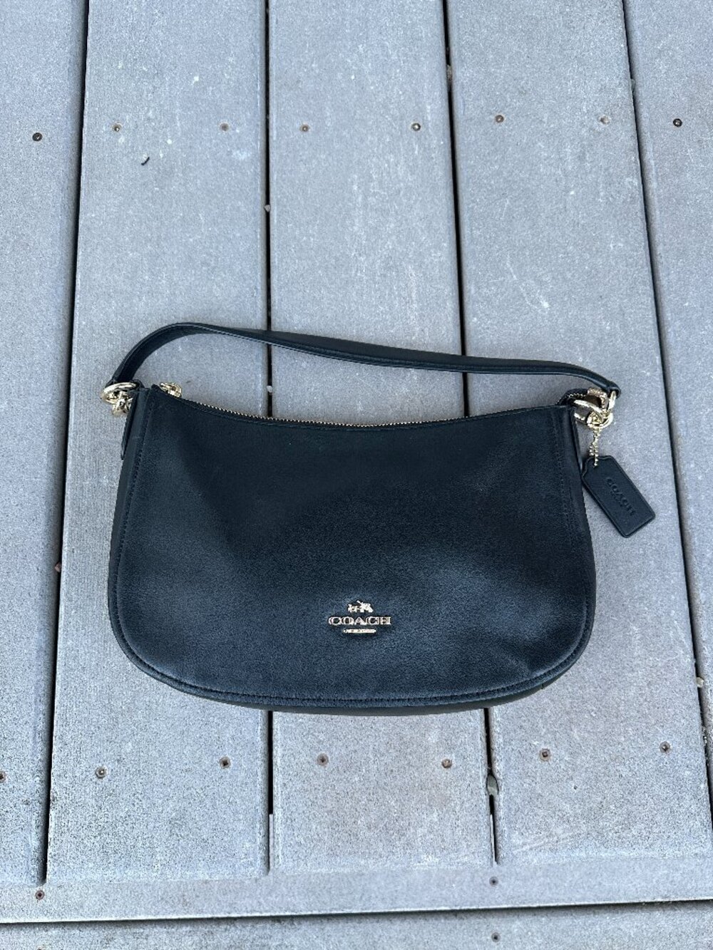 Coach Chelsea Crossbody Bag 37018 black leather purse new without tags